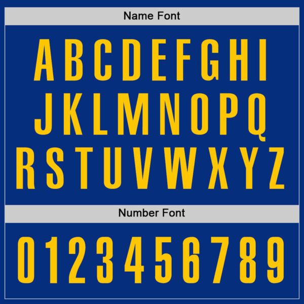 Custom Royal Yellow Performance Golf Polo Shirt