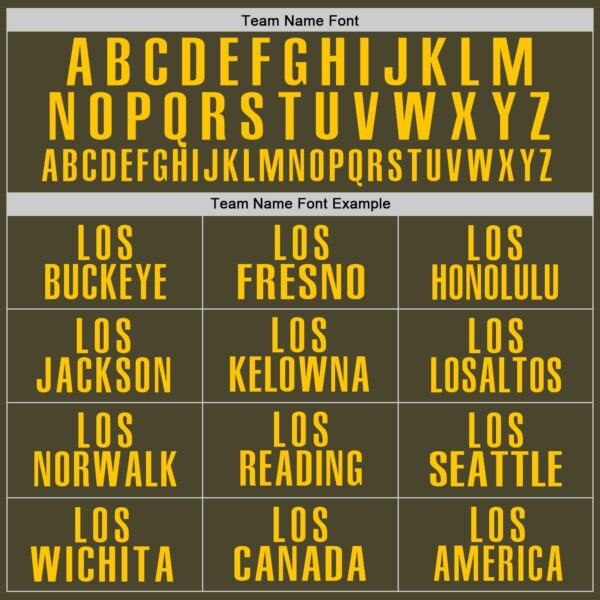 Custom Olive Yellow Performance Salute To Service Golf Polo Shirt