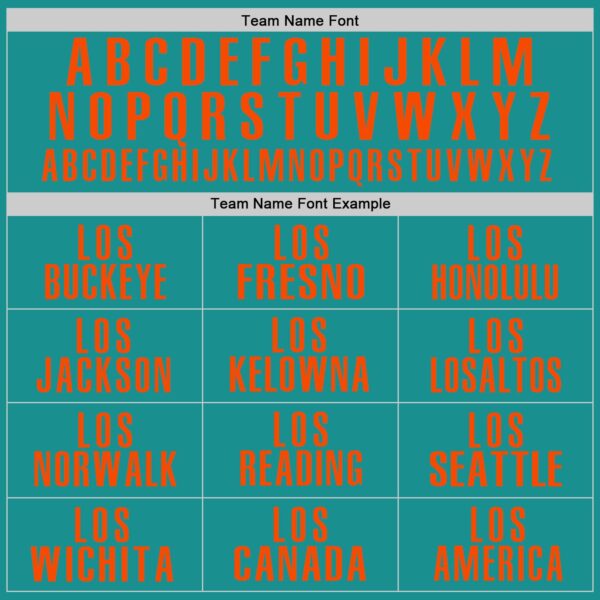 Custom Aqua Orange Performance Golf Polo Shirt