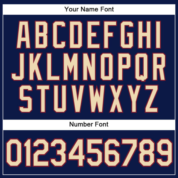 Custom Navy City Cream-Crimson Performance Vapor Golf Polo Shirt