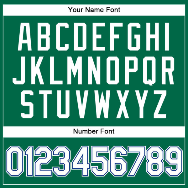 Custom Kelly Green White-Royal Performance Vapor Golf Polo Shirt