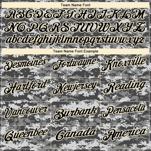 Custom Camo Black-Cream 3D Performance Salute To Service Golf Polo Shirt