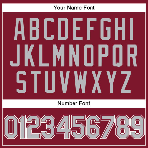 Custom Crimson Gray-White Performance Vapor Golf Polo Shirt