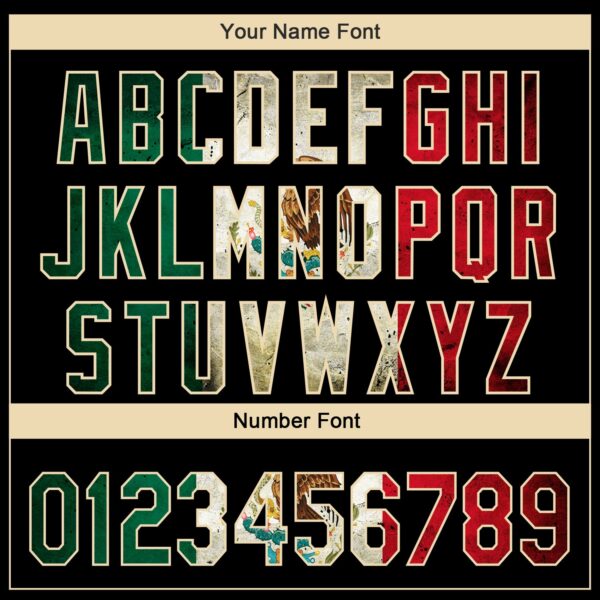 Custom Black Vintage Mexican Flag-City Cream Performance Golf Polo Shirt