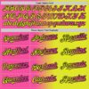 Custom Neon Yellow Pink-Black Authentic Gradient Fashion Baseball Jersey
