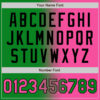 Custom Grass Green Pink-Black Authentic Gradient Fashion Baseball Jersey