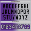 Custom Purple Gray-Black Authentic Gradient Fashion Baseball Jersey