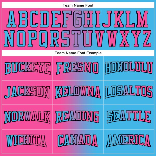 Custom Stitched Sky Blue Pink-Black Gradient Fashion Sports Pullover Sweatshirt Hoodie