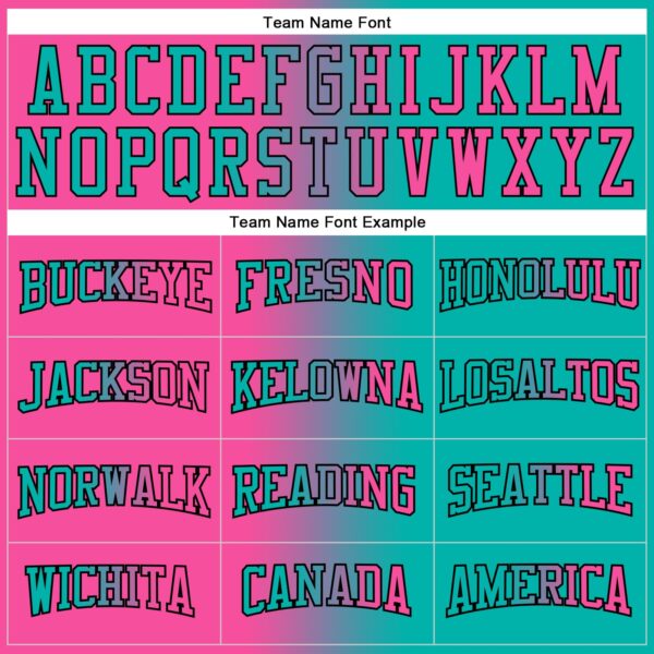 Custom Stitched Aqua Pink-Black Gradient Fashion Sports Pullover Sweatshirt Hoodie