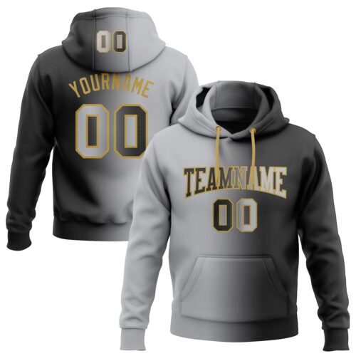 Gradient0075_8e29a54f-f96e-40f8-81eb-799828daabf3 Custom Stitched Black Gray-Old Gold Gradient Fashion Sports Pullover Sweatshirt Hoodie