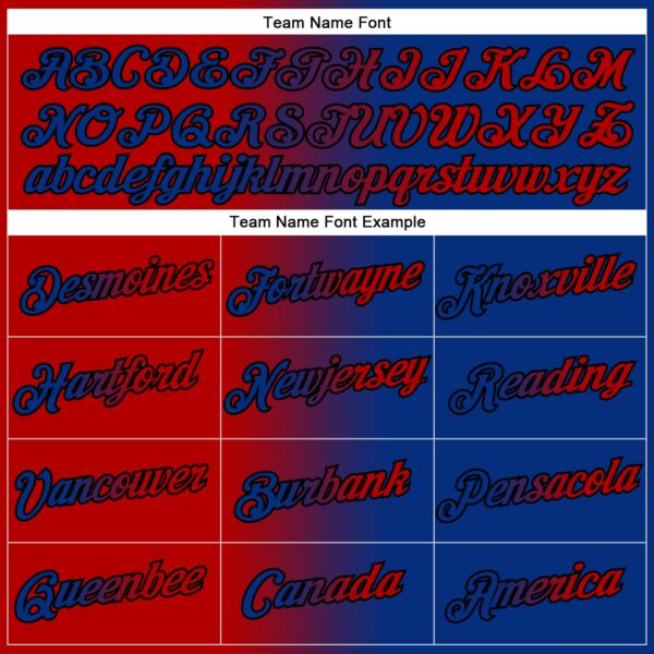 Custom Stitched Royal Red-Black Gradient Fashion Sports Pullover Sweatshirt Hoodie