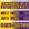 Gradient0300-2 Custom Purple Yellow-Black Authentic Gradient Fashion Football Jersey