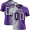 Gradient0310 Custom Purple Gray-Black Authentic Gradient Fashion Football Jersey
