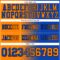 Gradient0311-2 Custom Thunder Blue Bay Orange-Black Authentic Gradient Fashion Football Jersey