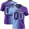 Gradient0313 Custom Purple Light Blue-Black Authentic Gradient Fashion Football Jersey