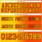 Gradient0315-2 Custom Orange Yellow-Black Authentic Gradient Fashion Football Jersey