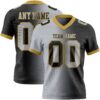 Custom Black Gray-Old Gold Authentic Gradient Fashion Football Jersey