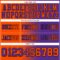Gradient0323-2 Custom Purple Orange-Black Authentic Gradient Fashion Football Jersey