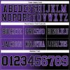 Custom Black Purple-Gray Authentic Gradient Fashion Football Jersey