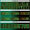 Gradient0345-2 Custom Black Kelly Green-Gold Authentic Gradient Fashion Football Jersey