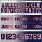 Gradient0367-2 Custom Navy Gray-Red Authentic Gradient Fashion Football Jersey