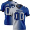 Custom Royal Gray-Black Authentic Gradient Fashion Football Jersey