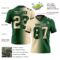 Gradient0392-1 Custom Green Cream-Black Authentic Gradient Fashion Football Jersey