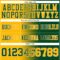 Gradient0396-2 Custom Green Gold-Cream Authentic Gradient Fashion Football Jersey