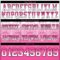 Gradient0759-3 Custom White Pink-Black Authentic Gradient Square Shape Flag Football Jersey