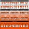 Gradient0763-3 Custom White Orange-Black Authentic Gradient Square Shape Flag Football Jersey