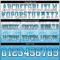 Gradient0766-3 Custom White Sky Blue-Black Authentic Gradient Square Shape Flag Football Jersey