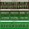 Custom Brown Grass Green-White Authentic Gradient Square Shape Flag Football Jersey
