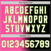 Custom Black White Pink-Neon Green Authentic Gradient Fashion Baseball Jersey