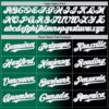 Custom Black White Kelly Green-Gray Authentic Gradient Fashion Baseball Jersey