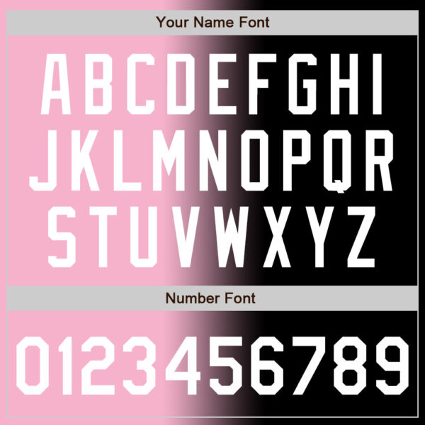Custom Black White-Light Pink Authentic Gradient Fashion Baseball Jersey