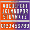 Custom Purple White Orange-Black Authentic Gradient Fashion Baseball Jersey