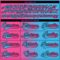 Custom Sky Blue Pink-Black Gradient Fashion Hockey Lace Neck Jersey