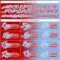 Custom Light Blue Red-White Gradient Fashion Hockey Lace Neck Jersey