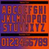 Custom Purple Orange-Black Gradient Fashion Hockey Lace Neck Jersey