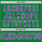 GrassGreen0036-3 Custom Grass Green Purple-White Mesh Authentic Throwback Football Jersey