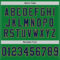 GrassGreen0047-3 Custom Grass Green Navy-Old Gold Mesh Authentic Throwback Football Jersey