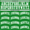 Custom Grass Green White Authentic Basketball Jersey