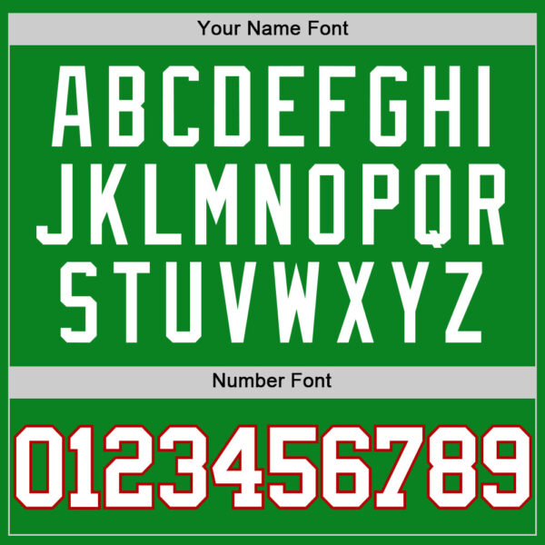 Custom Grass Green White-Red Authentic Basketball Jersey