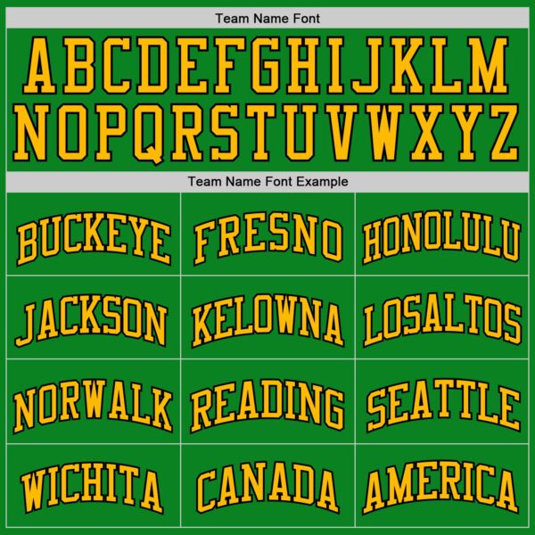 Custom Grass Green Black-Gold Authentic Basketball Jersey