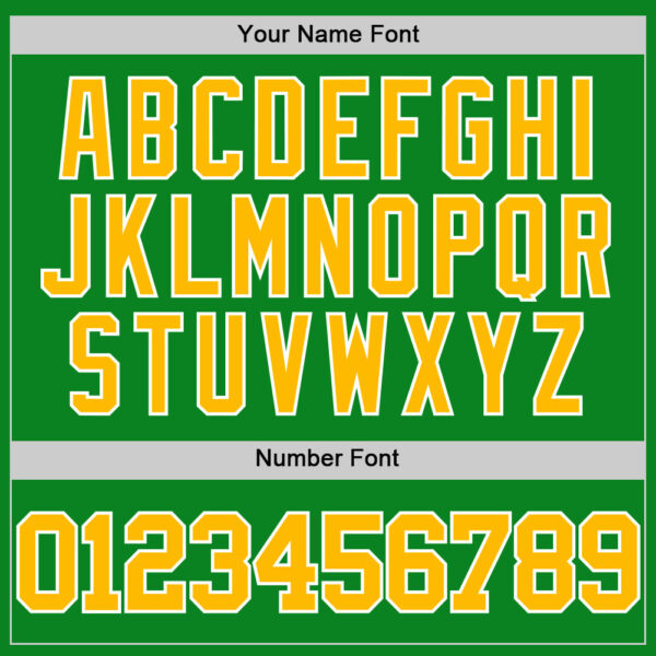 Custom Grass Green Gold-White Authentic Basketball Jersey