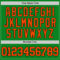 Custom Grass Green Orange-Black Authentic Basketball Jersey