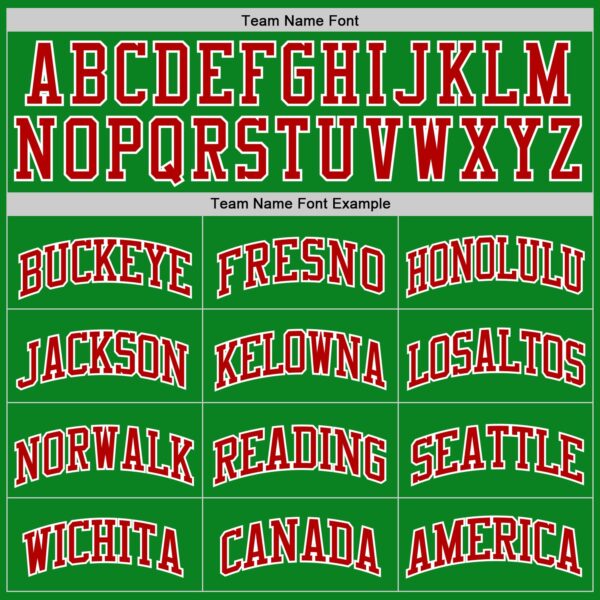 Custom Grass Green Red-White Authentic Basketball Jersey