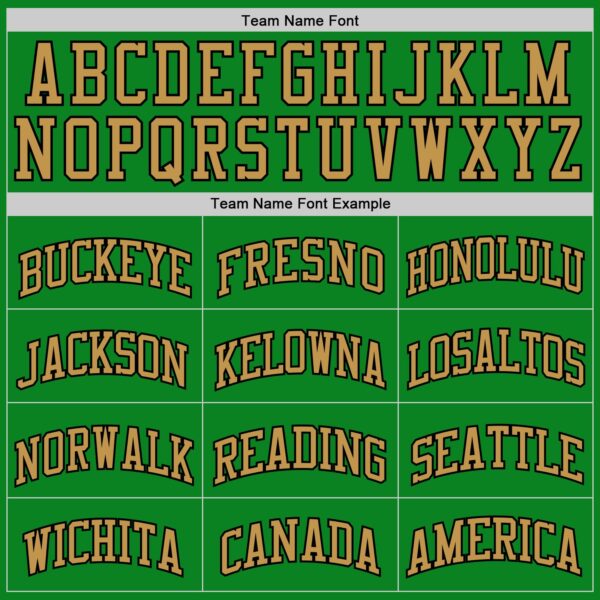 Custom Grass Green Old Gold-Black Authentic Basketball Jersey