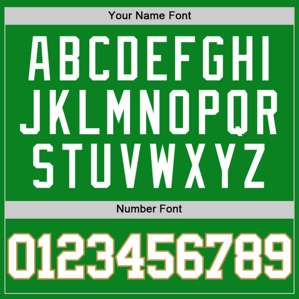 Custom Grass Green White-Old Gold Authentic Basketball Jersey