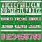 GrassGreen0073-3 Custom Grass Green Pink-White Authentic Football Jersey